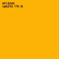 #FCB306 - Selective Yellow Color Image