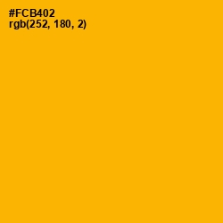 #FCB402 - Selective Yellow Color Image