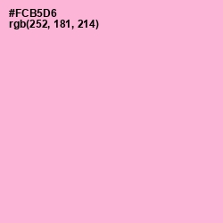 #FCB5D6 - Cotton Candy Color Image