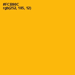 #FCB90C - Selective Yellow Color Image