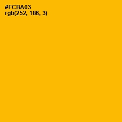 #FCBA03 - Selective Yellow Color Image