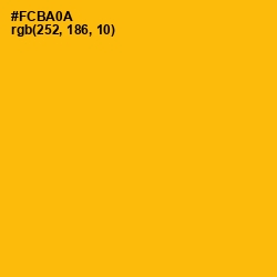 #FCBA0A - Selective Yellow Color Image