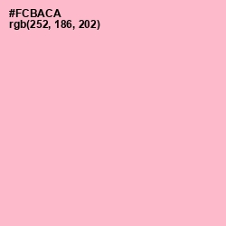 #FCBACA - Cotton Candy Color Image