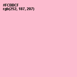 #FCBBCF - Cotton Candy Color Image