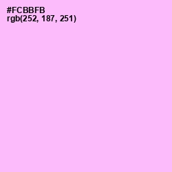 #FCBBFB - Mauve Color Image