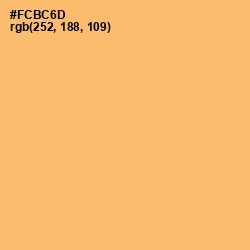 #FCBC6D - Rajah Color Image