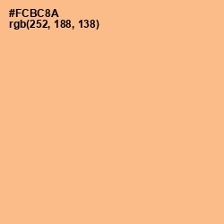 #FCBC8A - Hit Pink Color Image