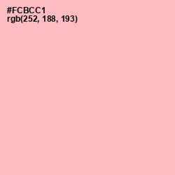 #FCBCC1 - Cotton Candy Color Image