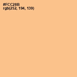 #FCC28B - Chardonnay Color Image