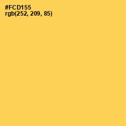 #FCD155 - Dandelion Color Image