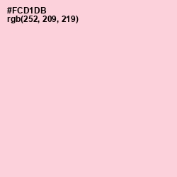 #FCD1DB - Pastel Pink Color Image