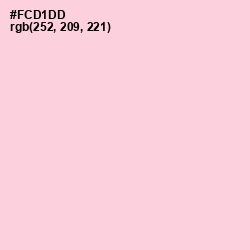 #FCD1DD - Pastel Pink Color Image