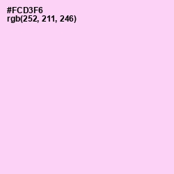 #FCD3F6 - Pink Lace Color Image