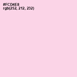 #FCD4E8 - Pig Pink Color Image