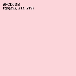 #FCD5DB - Pastel Pink Color Image