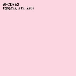 #FCD7E2 - Pig Pink Color Image