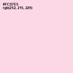 #FCD7E5 - Pig Pink Color Image