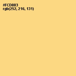 #FCD883 - Salomie Color Image