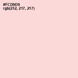 #FCD9D9 - Cosmos Color Image