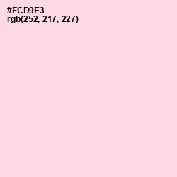 #FCD9E3 - Pig Pink Color Image