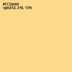 #FCDA8B - Salomie Color Image