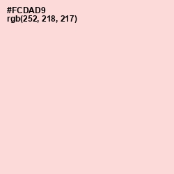 #FCDAD9 - Cosmos Color Image