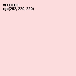 #FCDCDC - Cosmos Color Image