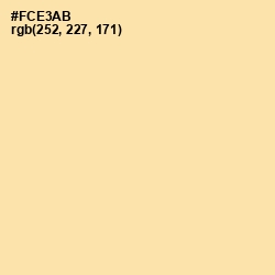 #FCE3AB - Cape Honey Color Image