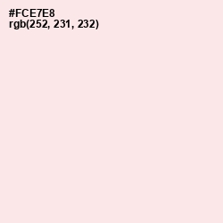 #FCE7E8 - Carousel Pink Color Image