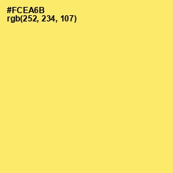 #FCEA6B - Festival Color Image