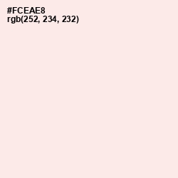#FCEAE8 - Fair Pink Color Image