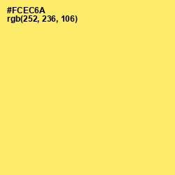 #FCEC6A - Festival Color Image