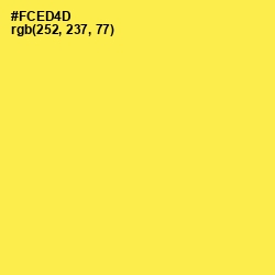 #FCED4D - Gorse Color Image