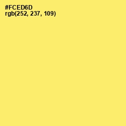 #FCED6D - Festival Color Image