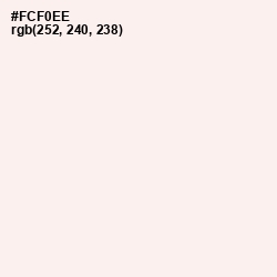 #FCF0EE - Bridesmaid Color Image