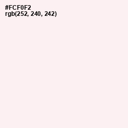 #FCF0F2 - Chardon Color Image
