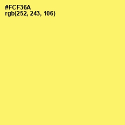 #FCF36A - Paris Daisy Color Image