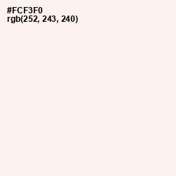 #FCF3F0 - Chardon Color Image