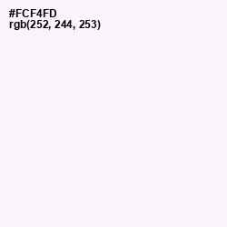 #FCF4FD - Magnolia Color Image