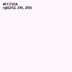 #FCF5FA - Wisp Pink Color Image