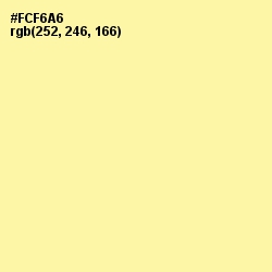 #FCF6A6 - Drover Color Image