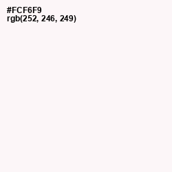 #FCF6F9 - Wisp Pink Color Image