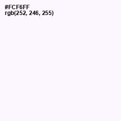 #FCF6FF - Magnolia Color Image