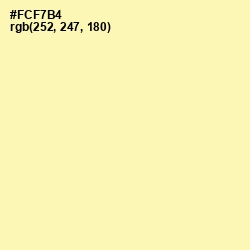 #FCF7B4 - Buttermilk Color Image