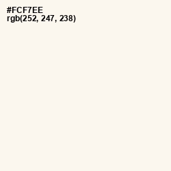 #FCF7EE - Seashell Peach Color Image
