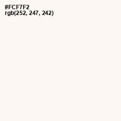 #FCF7F2 - Provincial Pink Color Image