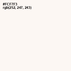 #FCF7F3 - Provincial Pink Color Image