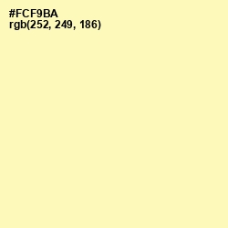 #FCF9BA - Pale Prim Color Image