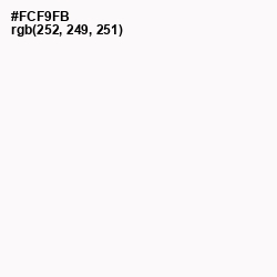 #FCF9FB - Soapstone Color Image