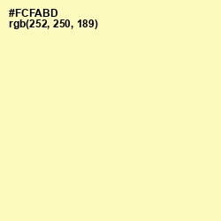 #FCFABD - Shalimar Color Image